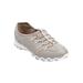 Women's CV Sport Tory Slip On Sneaker by Comfortview in Multi Taupe (Size 9 1/2 M)