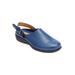 Wide Width Women's The Indigo Convertible Mule by Comfortview in Dark Denim (Size 7 1/2 W)