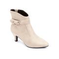 Extra Wide Width Women's The Corrine Bootie by Comfortview in Oyster Pearl (Size 7 1/2 WW)