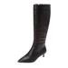 Extra Wide Width Women's The Poloma Wide Calf Boot by Comfortview in Black (Size 9 WW)