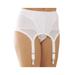 Plus Size Women's 6-Strap Garter Belt by Rago in White (Size 6X)