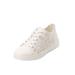 Extra Wide Width Women's The Leanna Sneaker by Comfortview in White (Size 7 WW)