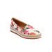 Women's The Spencer Slip On Flat by Comfortview in Hawaiian Floral (Size 9 1/2 M)