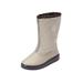 Wide Width Women's The Snowflake Weather Boot by Comfortview in Gunmetal (Size 8 W)