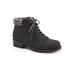 Women's Becky 2.0 Boot by Trotters in Black Smooth (Size 8 1/2 M)