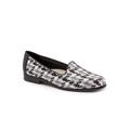 Extra Wide Width Women's Liz Flats by Trotters® in Black Multi (Size 7 WW)