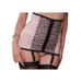 Plus Size Women's Waist Cincher with Garters by Rago in Pink Black (Size M)