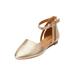 Women's The Paris Flat by Comfortview in Gold (Size 7 M)