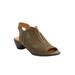 Extra Wide Width Women's The Aurora Shootie by Comfortview in Dark Olive (Size 9 1/2 WW)