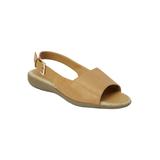 Wide Width Women's The Adele Sling Sandal by Comfortview in Suntan (Size 10 W)