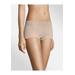 Plus Size Women's Cotton Dream Boyshort With Lace by Maidenform in Latte (Size 8)