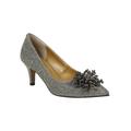 Women's Tacith Pump by J. Renee in Pewter Dance Glitter (Size 10 M)