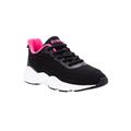 Women's Stability Strive Walking Shoe Sneaker by Propet in Black Hot Pink (Size 9 XX(4E))