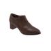 Women's Keegan Bootie by Trotters in Dark Brown Lizard (Size 8 1/2 M)