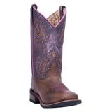 Women's Lola Boots by Laredo in Tan Purple (Size 8 1/2 M)