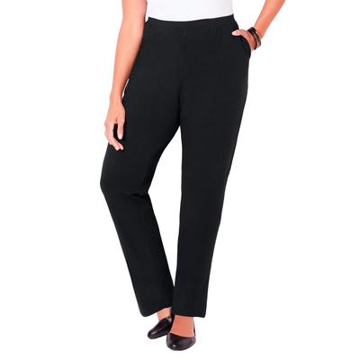 Plus Size Women's Suprema Pant by Catherines in Black (Size 0X)