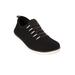 Extra Wide Width Women's CV Sport Ariya Slip On Sneaker by Comfortview in Black (Size 13 WW)