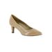 Women's Pointe Pump by Easy Street® in Nude Patent (Size 12 M)