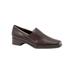 Wide Width Women's Ash Dress Shoes by Trotters® in Fudge (Size 12 W)
