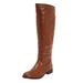 Wide Width Women's The Malina Wide Calf Boot by Comfortview in Cognac (Size 8 1/2 W)