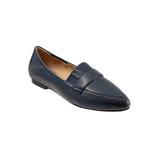 Wide Width Women's Emotion Slip On by Trotters in Navy (Size 9 1/2 W)