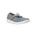 Women's TravelLite Mary Jane Sneaker by Propet® in Silver (Size 8 1/2 M)