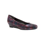 Women's Lauren Wedge by Trotters in Navy Floral (Size 11 M)