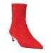 Women's The Mena Bootie by Comfortview in Bright Ruby (Size 7 M)