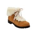 Wide Width Women's The Arctic Bootie by Comfortview in Tan (Size 9 W)