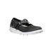 Extra Wide Width Women's TravelLite Mary Jane Sneaker by Propet® in Black (Size 8 1/2 WW)