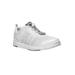Wide Width Women's TravelWalker II Sneaker by Propet® in White Mesh (Size 9 W)