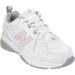 Women's The WX608 Sneaker by New Balance in White Pink (Size 8 D)