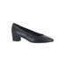 Extra Wide Width Women's Prim Pump by Easy Street® in Navy (Size 7 1/2 WW)