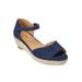 Women's The Charlie Espadrille by Comfortview in Navy (Size 10 1/2 M)
