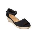 Women's The Charlie Espadrille by Comfortview in Black (Size 9 1/2 M)