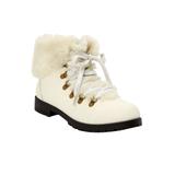 Wide Width Women's The Arctic Bootie by Comfortview in White Gold Multi (Size 10 W)