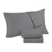 Eider & Ivory™ Casserly 100% Cotton 400TC Cool & Crisp Sheet Set Cotton Percale in Gray | Full | Wayfair 6950A0F9626A48E086FCD30E0E503531