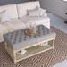 Greyleigh™ Newport Storage Bench Wood/Upholstered/Fabric in White/Brown | 17 H x 47 W x 24 D in | Wayfair 9B719AAD00D44F1B9AAFEFAD9F4FC7F8
