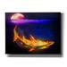 Breakwater Bay Mako Shark by Michael Stewart - Wrapped Canvas Graphic Art Print Canvas in Blue/Orange | 12 H x 16 W x 0.75 D in | Wayfair