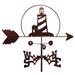 Breakwater Bay Kilgo Lighthouse Nautical Weathervane Metal/Steel in Brown/Gray | 30 H x 21 W x 15.5 D in | Wayfair 52A9F043732C4A1B862AD4C0302CC341