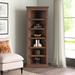 Greyleigh™ Adilynn Corner Bookcase Wood in Brown | 72 H x 27 W x 20 D in | Wayfair 48C7423FCFB643D1A1DEE01C942789CD