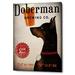 Winston Porter Doberman Brewing Company NY by Ryan Fowler - Wrapped Canvas Advertisements Print Canvas in Black | 26 H x 18 W x 0.75 D in | Wayfair