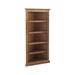 Greyleigh™ Adilynn Corner Bookcase Wood in Brown | 60 H x 27 W x 20 D in | Wayfair 2348F27231E440389B7F7083C3A88F0C