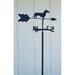 Winston Porter Sulien Garden Mount Dachshund Weathervane Metal in Black | 65 H x 18 W x 13 D in | Wayfair 657F81B247494E6283827F721E350AAB