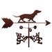 Millwood Pines Vanille Dachshund Weathervane Metal/Steel in Brown/Gray | 30 H x 21 W x 15.5 D in | Wayfair 1FADC189FE834354AB00F28BABDEB279