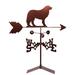 Millwood Pines Vanille Great Pyrenees Dog Weathervane Metal/Steel in Brown/Gray | 30 H x 21 W x 15.5 D in | Wayfair
