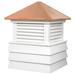 Gracie Oaks Kirzia Vinyl Cupola Vinyl/Metal/Copper in Brown/White | 114 H x 84 W x 84 D in | Wayfair BCA8B7DC2D5A4C8F96012F857F85D923