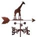 August Grove® Aletra Giraffe Circus Weathervane Metal/Steel in Brown/Gray | 30 H x 21 W x 15.5 D in | Wayfair 1A3E562DD84743C1AD7078BE98942854