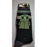 Disney Underwear & Socks | 2 Pair Star Wars Crew Socks Mandalorian | Color: Black/Blue | Size: L