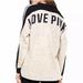 Pink Victoria's Secret Sweaters | Like New Vs Pink Varsity Crew | Color: Black/Cream | Size: Xs